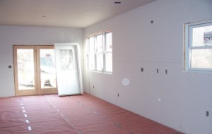 drywalled kitchen-300px